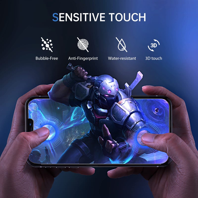 SYNCWIRE Privacy Screen Protector for iPhone 11 Pro Max/XS Max 6.5" [2-Pack], Anti Spy Tempered Glass Film with Auto Alignment Tool [9H, Shatterproof, Bubble Free, Sensitive Touch, Anti-Smudge] - Image 5